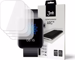 LCD ekraani kaitsekile 3mk Watch ARC Apple Watch 7/8 45mm 3 tk