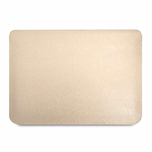Guess Saffiano Triangle Logo ümbris jaoks a 14" laptop - beige