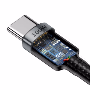 USB cable Baseus Cafule PD100W Type-C 2.0m hall-must CATKLF-ALG1