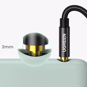 Ugreen AV112 AUX helikaabel sirge minijack 3.5mm 1m - sinine
