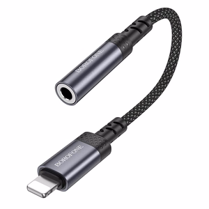 Borofone adapter BV24 Graceful - Lightning 3,5mm pistikupesale - hall