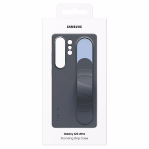Samsung Standing Grip Case ümbris Samsung Galaxy S25+ mudelile, must