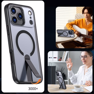 Hybrid Armor X Ümbris jaoks iPhone 17 Pro Max with Stand, Compatible with MagSafe - Must