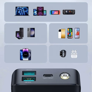 Akupank Joyroom JR-PBF02 must 20000mAh (30W) + Type-C kaabel