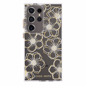 Case-Mate Floral Gems ümbris seadmele Samsung Galaxy S24 Ultra, kuldne