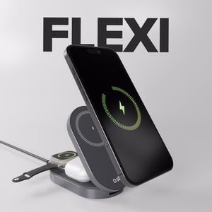SBS 3-in-1 Foldable Juhtmevaba Charging Station QI2 MFI - Made jaoks iPhone - must