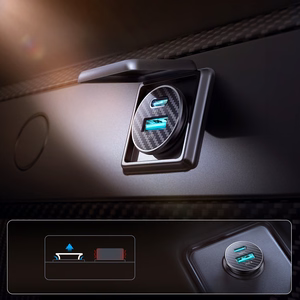 Car laadija Joyroom JR-CCN16 USB-A/USB-C 15W must
