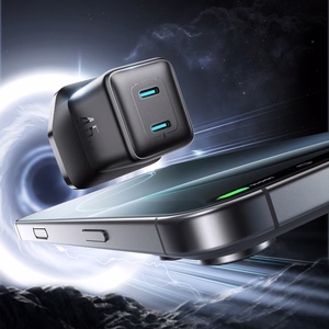 Joyroom JR-TCG17 45W 2 x USB-C wall laadija (UK plug) - must