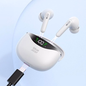 Juhtmevaba earbuds sinine Star T60 TWS valge