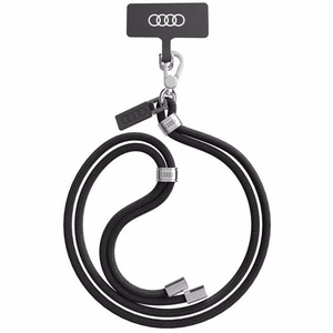 Audi universaalne telefoni rihm 120cm 6mm crossbody must AU-CBL6-R8/D1-BK