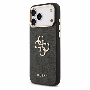 GUESS ümbris jaoks IPHONE 17 Pro Max GUHCP17X4GMGCGR (PU W/ Big 4G Classic Logo) kuldne must