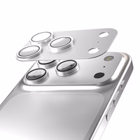 Etteri kaamera objektiivi kaitse iPhone 17 Pro Max hõbedane