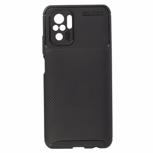 Tel Protect Carbon Elite jaoks Xiaomi Redmi Note 10/Note 10S/Poco M5S Must