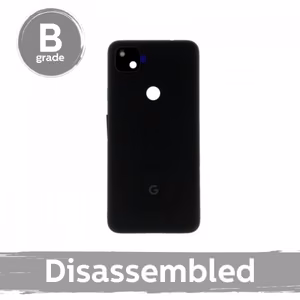 Tagakaas ühilduv Google Pixel 4A 4G / must / kaamera läätsega 100% originaal (9/10 lahtivõetud)