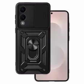 Slide Camera Armor Ümbris jaoks Samsung Galaxy S25 Edge Must