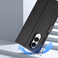 Dux Ducis Lava ümbris with MagSafe jaoks Samsung Galaxy S25 Edge - must