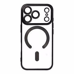 Electro Mag Cover ümbris mudelile iPhone 17 Pro / 18 Pro, MagSafe'iga ühilduv – must