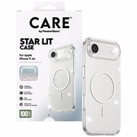 CARE by PanzerGlass Flagship Urban Explorer Ümbris w. Valge MagSafe jaoks iPhone Air - Clear Glitter