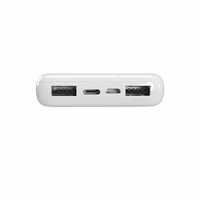Powerbank Puro White 10000mAh 12W 2xUSB-A + USB-C - valge