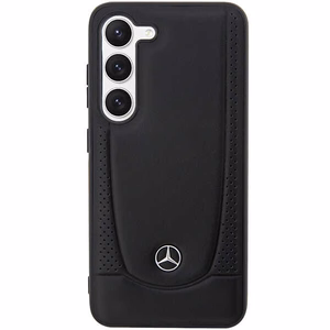 Mercedes Leather Urban ümbris jaoks Samsung Galaxy S23 - must