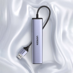 Ugreen CM475 multifunktsionaalne jaotur USB 3.0 - 3x USB / Ethernet RJ-45 / USB Type-C PD - hall