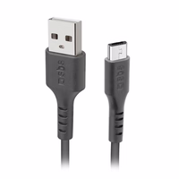 SBS LTHL200 USB-A - Micro-USB Kaabel 1m - must