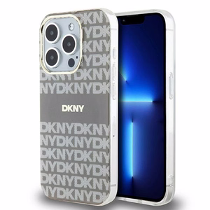 DKNY IML Mono & Stripe MagSafe ümbris jaoks iPhone 15 Pro - beige