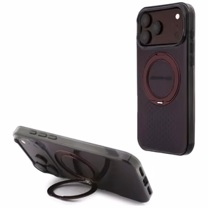 Mercedes AMG IML Double Layer Urban Line ümbris seadmele iPhone 18 Pro Max / 17 Pro Max, rõngastoega, MagSafe-ühilduv – bordoopunane