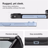 Spigen Tough Armor Pro Mag MagSafe Ümbris jaoks Samsung Galaxy Z Flip 6 / 7 FE - Must