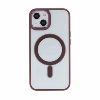 Telefoni Ümbris "MagCase Satin" Apple iPhone 16 Pro Bordo