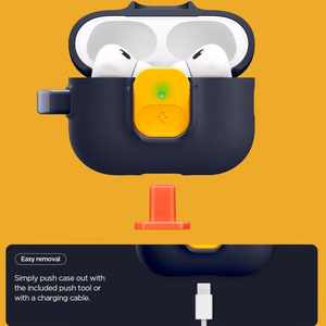 Spigen Nano Pop Ümbris jaoks AirPods Pro 3 - Navy Sinine and Kollane