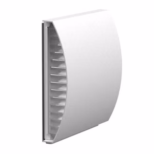 Curved Rain Shield jaoks Single Room Energy Recovery Ventilator, Plastic