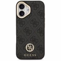 GUESS ümbris jaoks IPHONE 17 compatible with MagSafe GUHMP17SP4G4DCSK (PU W/ Strass Logo & Big Strap Metal Buttons) must