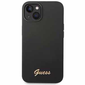 Guess GUHCP14MSLSMK iPhone 14 Plus 6.7 "must / must hard ümbris Silicone Vintage kuldne Logo
