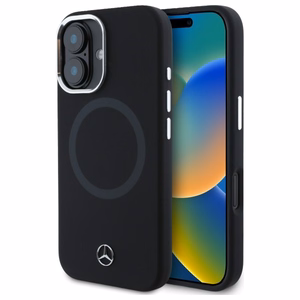 Mercedes MEHMP16S23SUTTK iPhone 16 6.1" must/must hardcase Silicone Tonal Logo MagSafe