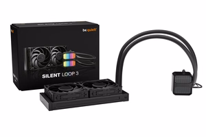 be quiet! Silent Loop 3 240 mm protsessori kõik-ühes vedelikjahutus 12 cm must 1 tk