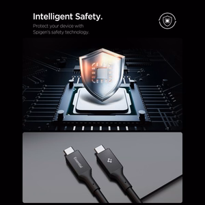 Spigen EB10020CC USB-C Cable 100W 200cm - Black