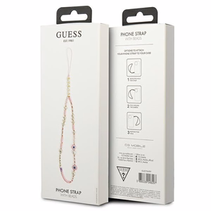 Guess Beads Shell GUSTSHPP helmestega telefoni randmerihm, roosa