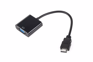 HDMI male to VGA female adapter with audio