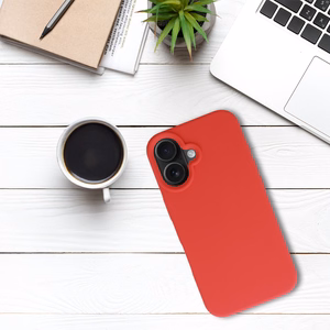 Tel Protect Silicone Premium jaoks Iphone 16 coral