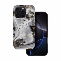 Ümbris jaoks iPhone 15 Forcell F-Protect Mirage compatible with Magsafe Military Drop-Test hõbedane fog