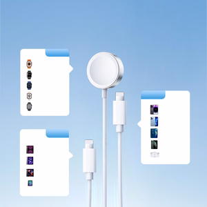 Wireless Charger Joyroom "S-IW007" White 120cm with extension 3in1 (for Apple Watch)
