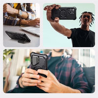 Supcase IBLSN Armorbox Mag Ümbris jaoks Samsung Galaxy S25 Ultra - must