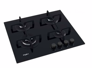Whirlpool AKT 627/NB1 sisseehitatud gaasipliit, must, 59 cm, 4 tsooni