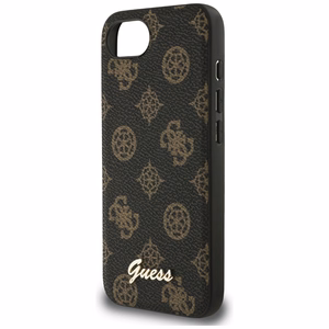 Guess Peony Script Logo MagSafe iPhone 16e Ümbris Must