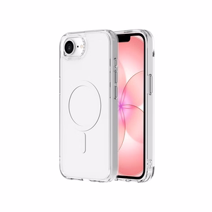 JM Crystal magsafe-ga ümbris iPhone 16e/17e läbipaistev