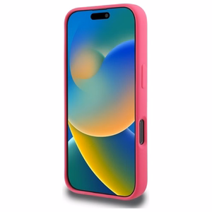 Karl Lagerfeld Silicone Choupette Head MagSafe iPhone 16 Pro Ümbris - Roosa