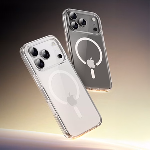 Rock Crystal Shield Series Magnetic Ümbris jaoks Iphone 17 Air läbipaistev
