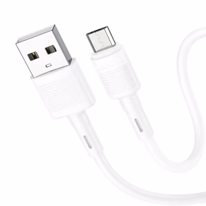 Kaabel USB A to Micro USB Hoco 2,4A 1 m X83 valge