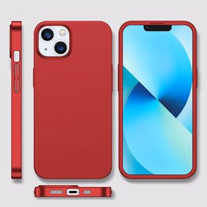 Joyroom 360 Full Case esi- ja tagakate iPhone 13-le + karastatud klaasist ekraanikaitse punane (JR-BP927 punane)